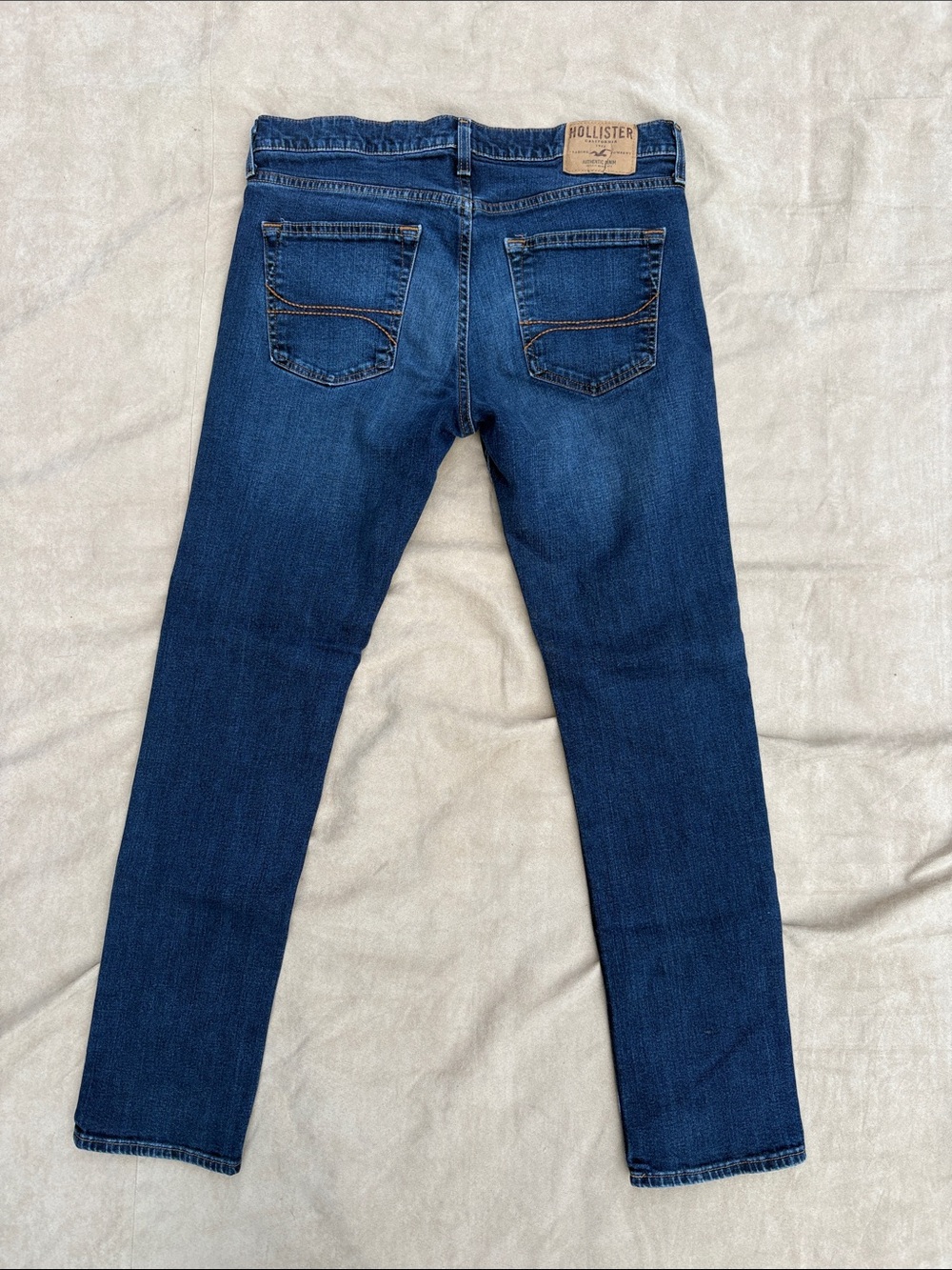 🏍Hollister Men's Deep Indigo Skinny Fit Jeans - 34 x 32